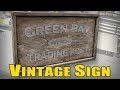 Ⓕ Vintage Sign - Making A Distressed Rustic Sign (ep83)