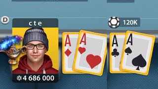 Pokerist: Aces Twice 🅰️🅰️ - iOS poker game iPhone online screenshot 5
