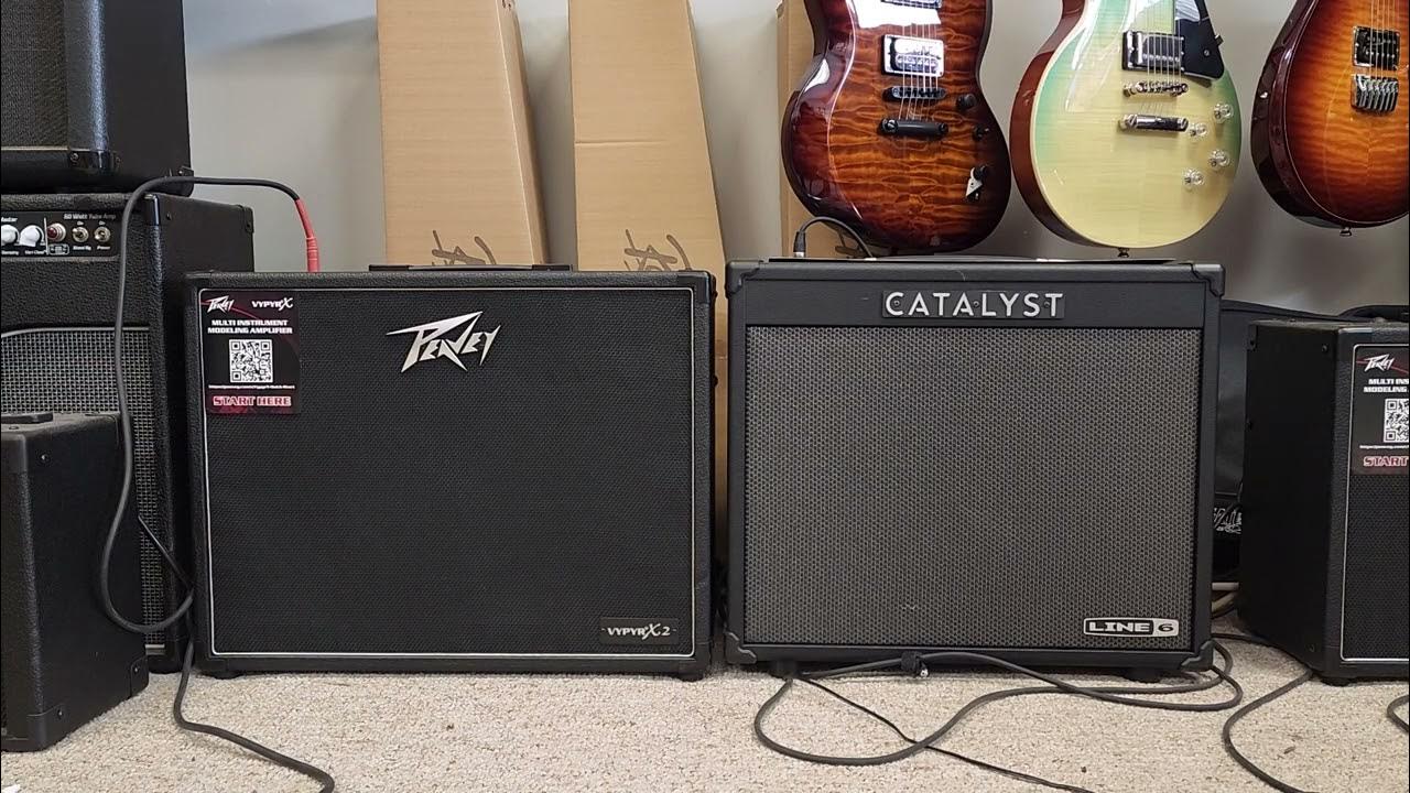 Peavey Vypyr X2 and Line 6 Catalyst 60 112 High Gain in Drop A 