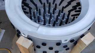 How to Make a Homemade Chicken Plucker Out of a Washing Machine.