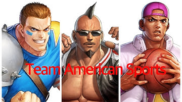 Kof 98 Ultimate Match PS4 arcade mode playthrough with the American Sports Team