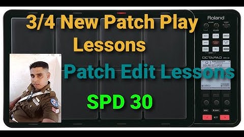 Congo New Patch 3/4 Play Lessons And Tone Edit Lessons SPD 30