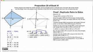 Euclid's Elements Book 6 - Proposition 20