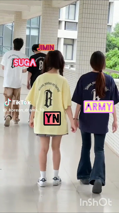 when yn and army coppy suga and jimin. #bts #army #jimin #suga