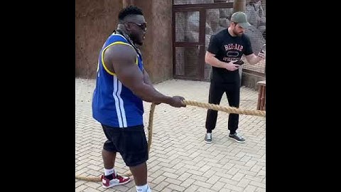 Blessing awodibu vs Liger (Man vs Lion)