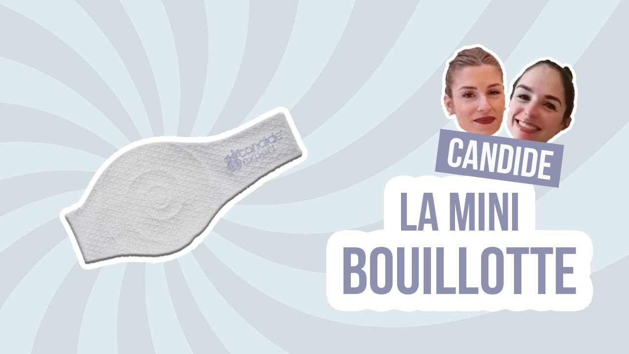 Mini bouillotte de massage grise : Candide - Berceau Magique