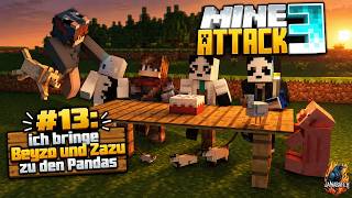 🪓#13🐷 MineAttack 3 | Ich bringe @BeyzoGaming und @dracuso zu den Pandas 🐼