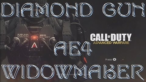 DIAMOND AE4 Widowmaker Energy Directed Assault Rifle Call of Duty ADVANCED WARFARE Gameplay