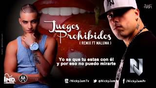 Nicky Jam   Juegos Prohibidos remix ft Maluma Oficial Con Letra NickyJamPr MalumaColombia screenshot 4