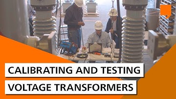 Calibrating and testing voltage transformers