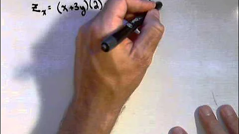 Finding First and Second Order Partial Derivatives Examples