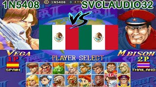Hyper Street Fighter II: The Anniversary Edition - 1N5408 vs SVCLAUDIO32 FT5