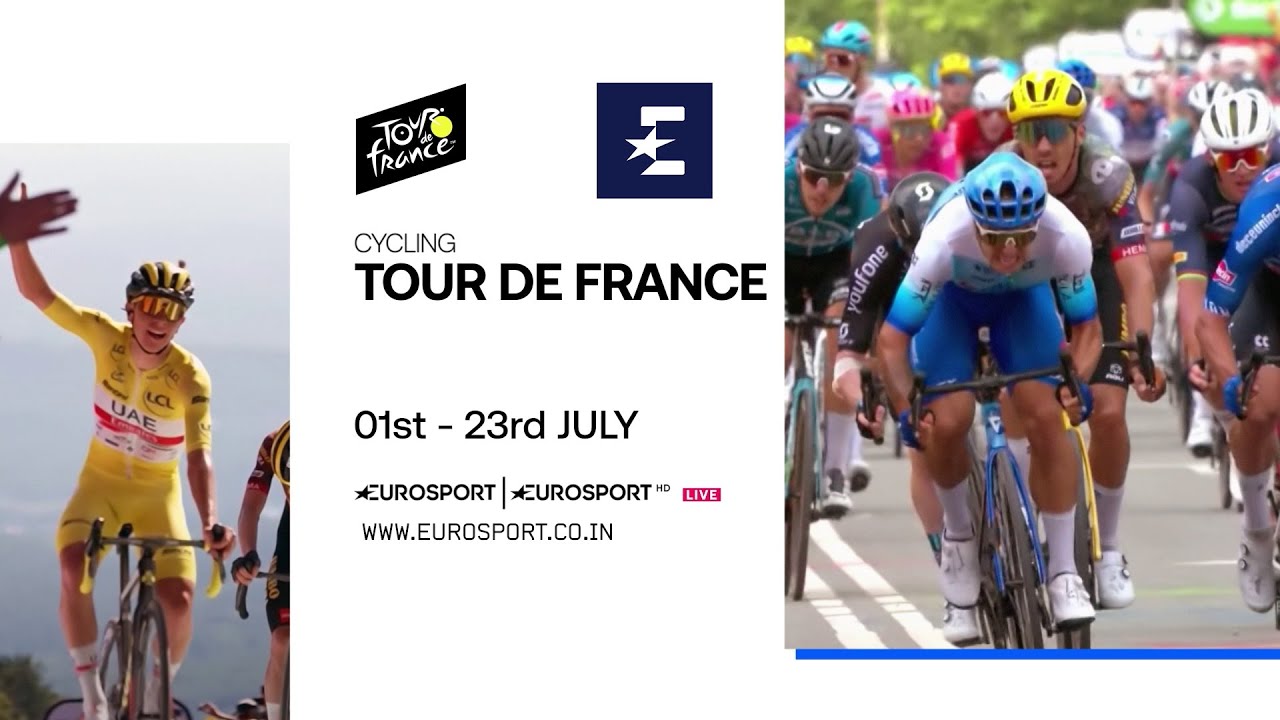 Tour De France 2023 - Watch Ultimate Thrill of Cycling from 1st - 23rd July Eurosport India