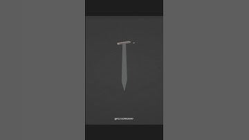 Quick low poly swords made in Blender 3D #3drender #b3d #lowpoly3d #3dillustration