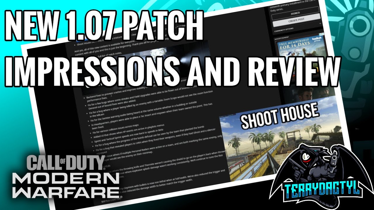 Patch 1.07 Review + Impressions - Modern Warfare