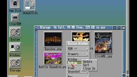 Amiga Classic Workbench Demo Video