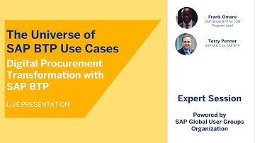 The Universe of SAP BTP Use Cases - Digital Procurement Transformation with SAP BTP