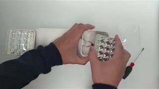 How to Re-Attach a Emergency Light Lamp Head