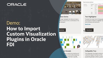How to Import Custom Visualization Plugins in Oracle FDI