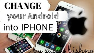 In this video i m going to tell you that how convert your android
phone's interface into ios yiu change all the themes content gallary
amd much more look ...