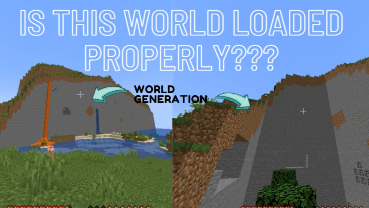 Minecraft World Loaded is this world loaded properly???? | Minecraft | In telugu | - YouTube