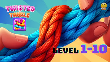 Twisted Tangle - Level 1-10 - Gameplay walkthrough