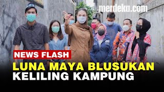 Aksi Luna Maya Jadi Ketua RT, Langsung Blusukan Bareng Warga Bak Pejabat Teras