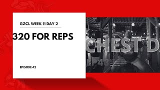 GZCL PZERO EP 43   HEAVY BENCH DAY   320LB TOP SET  300LB VOLUME