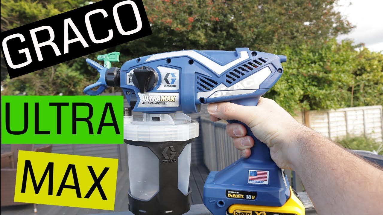 Graco Battery Handheld Airless Paint Sprayer at