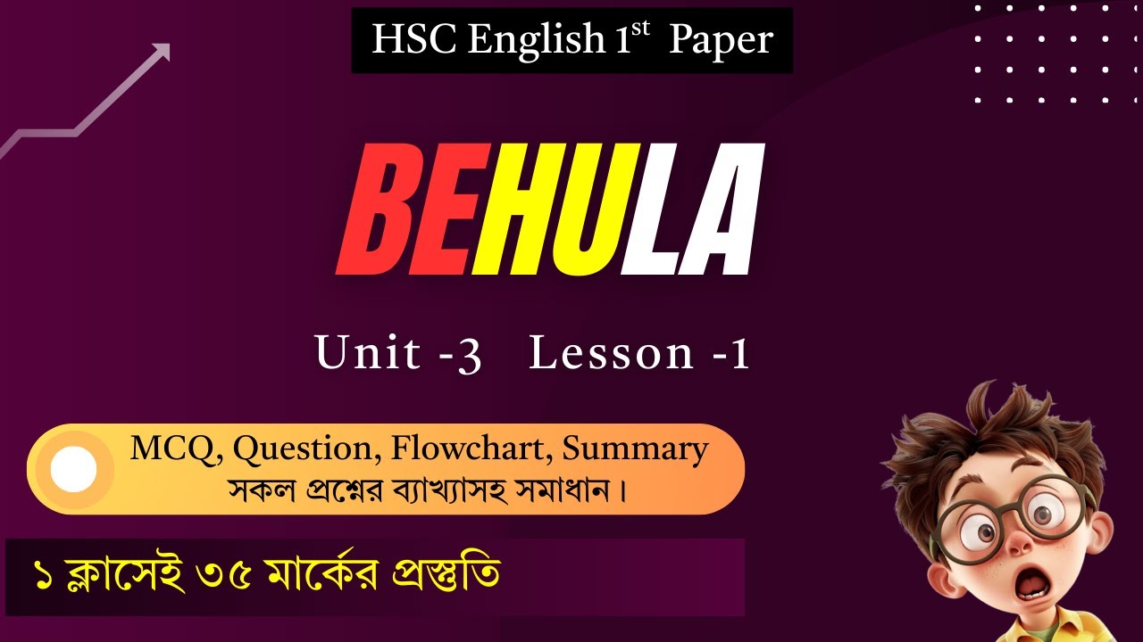 Behula Passage এর ব্যাখ্যা এবং সকল প্রশ্নের সমাধান || Unit 3 Lesson 1 ...
