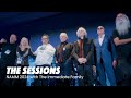 The sessions and the immediate family band  film at namm 2024