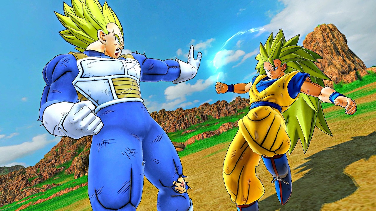 Dragon Ball Z: Ultimate Tenkaichi - SUPER VEGETA vs. SSJ3 GOKU  [Requested] #DBZ