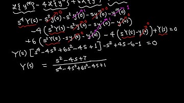 Diff Eqn: Solving an IVP using Laplace transform