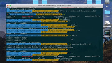 Running #linkedup on the internet computer
