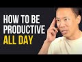 How to be productive when working from home  jim kwik