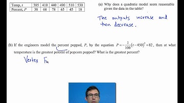 Common Core Algebra I.Unit #11.Lesson #7.Quadratic Models