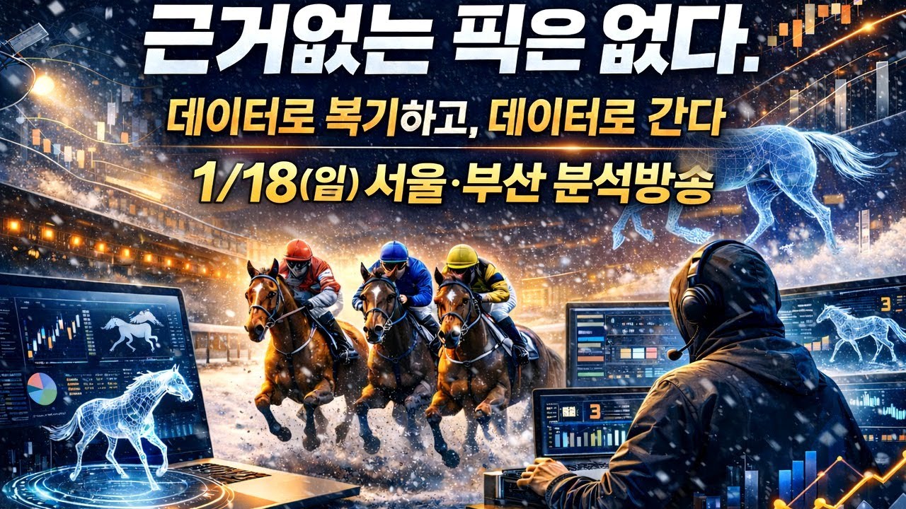 1월18일 서울 부산 경마 분석방송