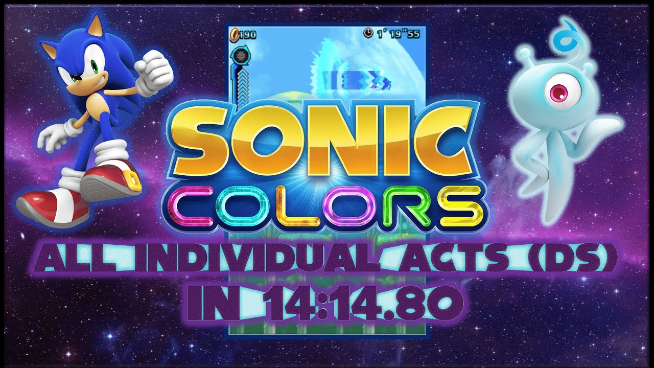 Sonic Colors (DS) - Special Stage 1 - S-Rank 