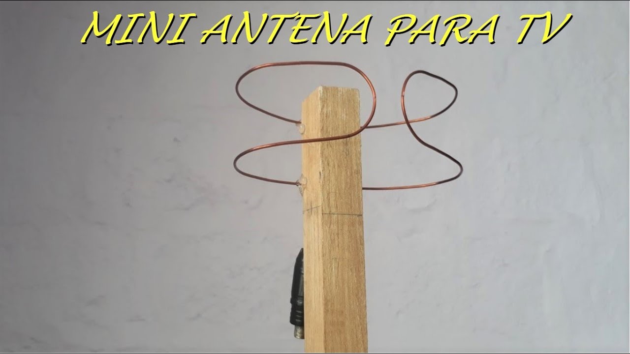 📡 Como hacer una antena para tv casera fácil para canales gratis HD y