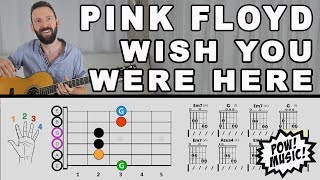 Wish You Were Here by Pink Floyd  Intro, Solo, Verses  Complete Guitar Lesson (How to Play)