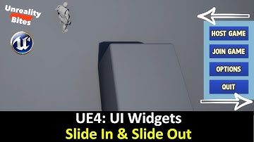 UE4: UI Widgets - Slide In and Slide Out Animation