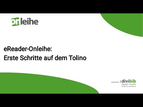 eReader-Onleihe: Erste Schritte auf dem Tolino