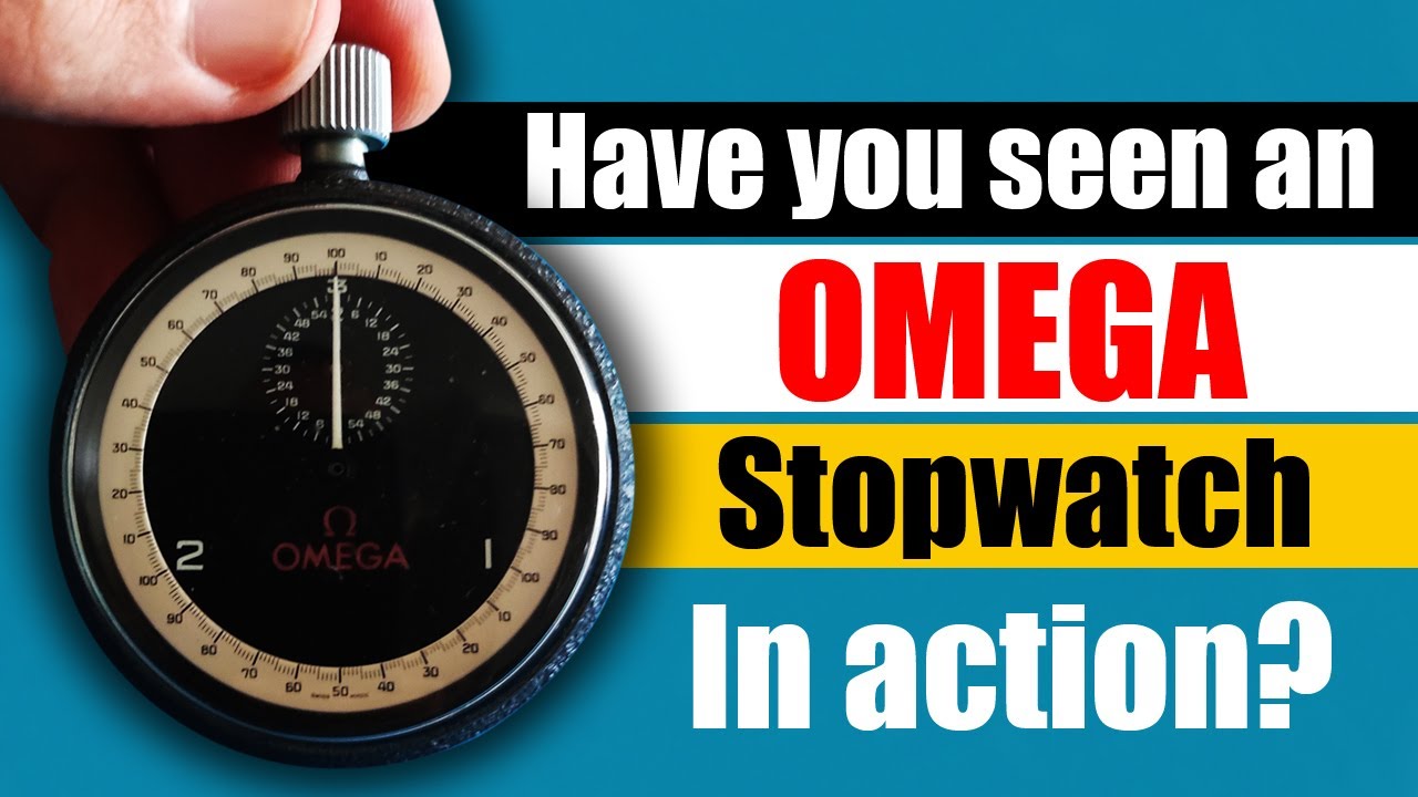 Have You Ever Seen an Omega Stopwatch in Action? - YouTube