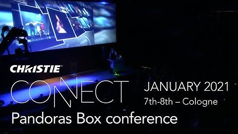 Christie CONNECT Pandoras Box conference 2021 teaser