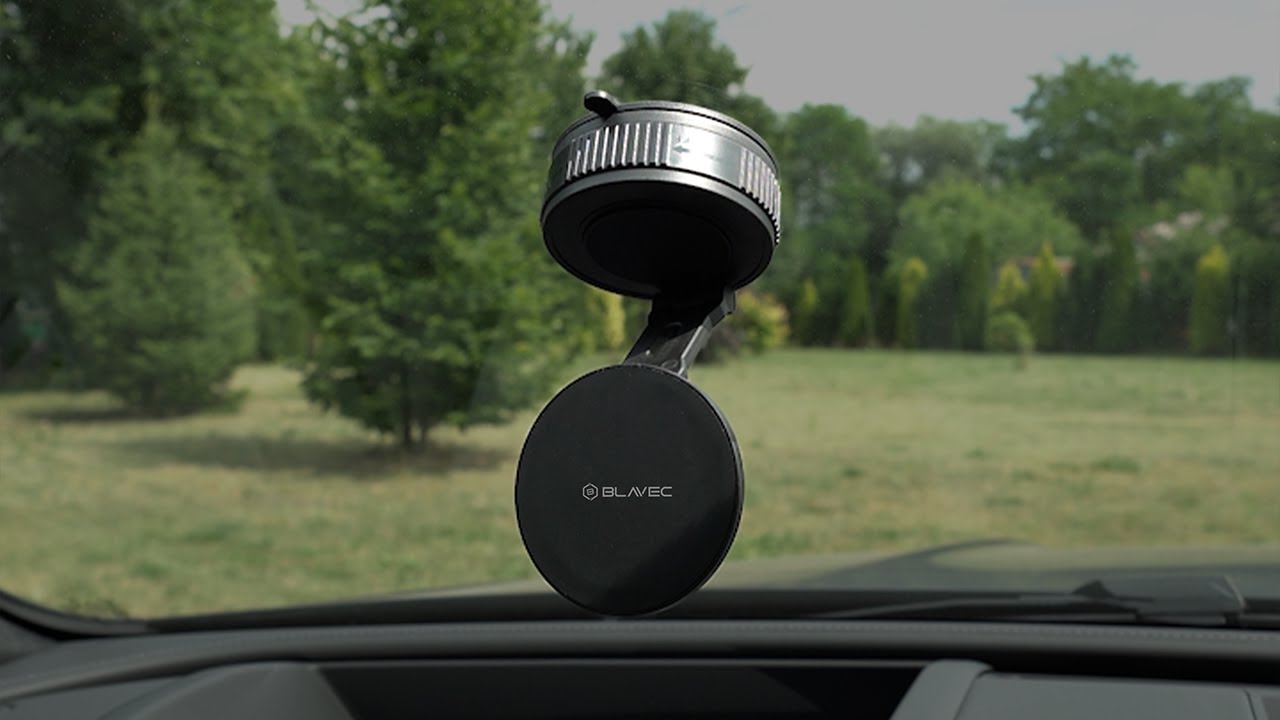Blavec BHV-02 Vacuum Magnetic Mount – 3D Angle Control & MagSafe Power Anywhere!