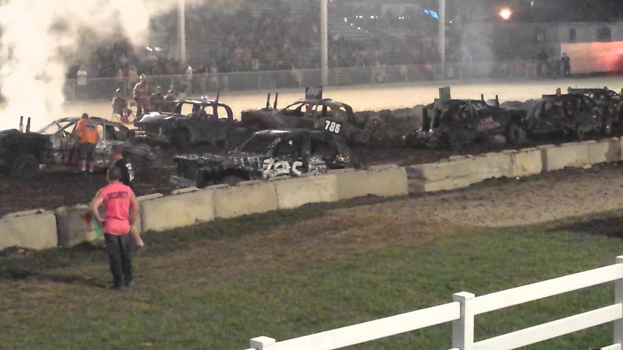 2015 Preble County Demolition Derby 3 YouTube