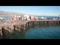 Stearns Wharf @ Santa Barbara 2020 [4K Aerial]