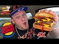 BURGER KING ⭐BK STACKER QUAD BURGER⭐ Food Review!!!