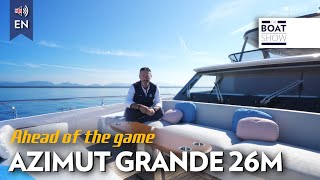 AZIMUT GRANDE 26M  Motor Yacht Review  The Boat Show