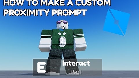 Custom Proximity Prompt in ROBLOX STUDIO!